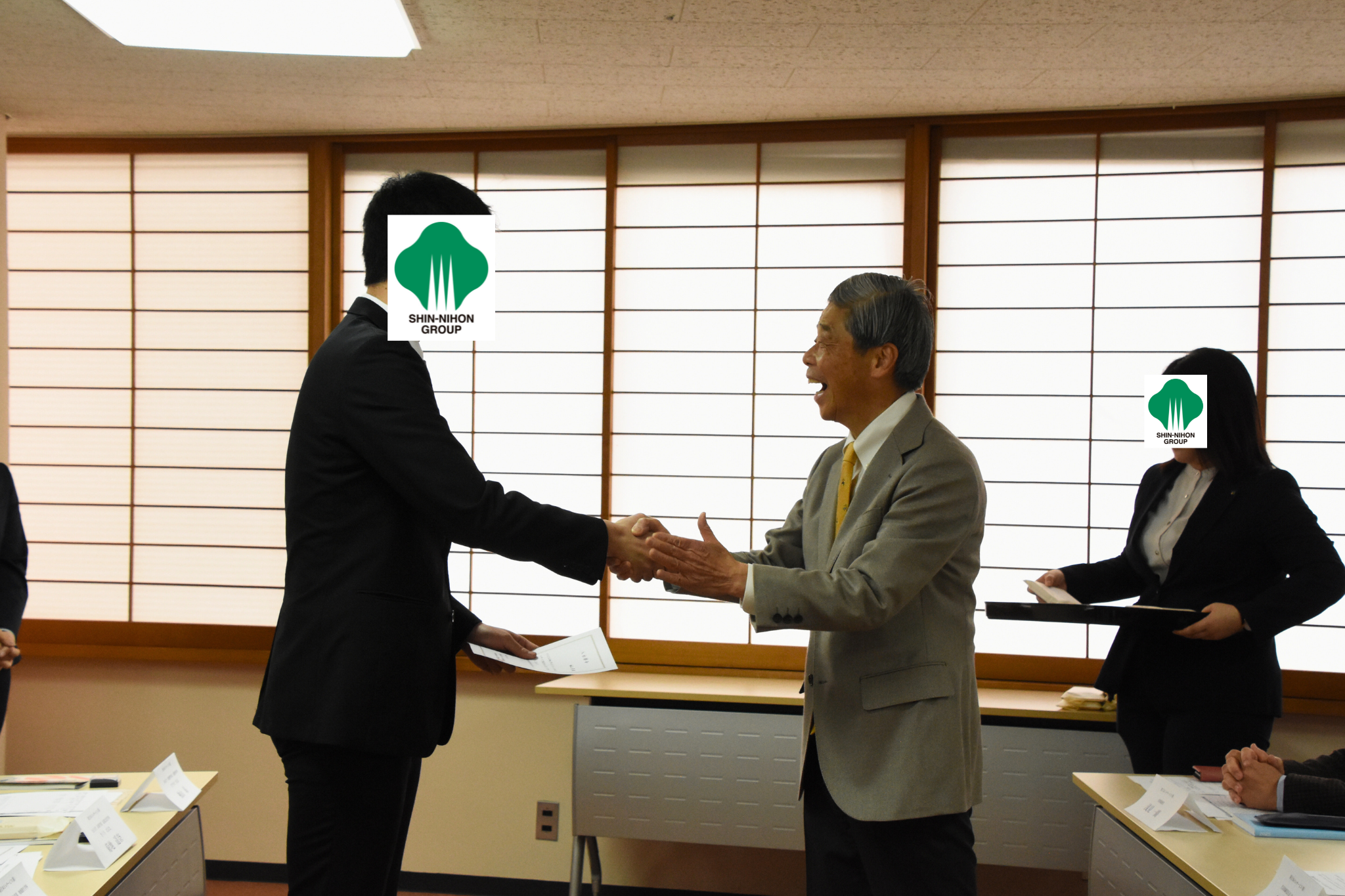 社長と新入社員